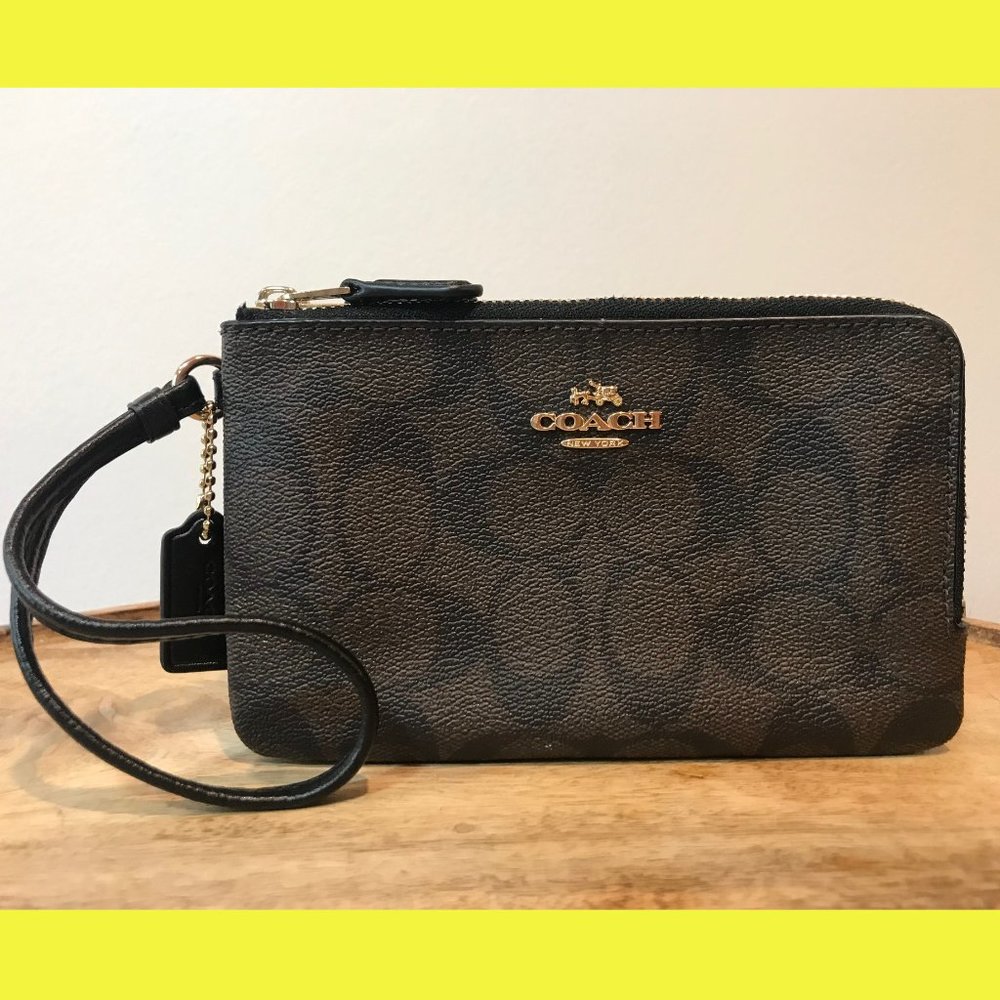 Coach Double Pocket Wristlet